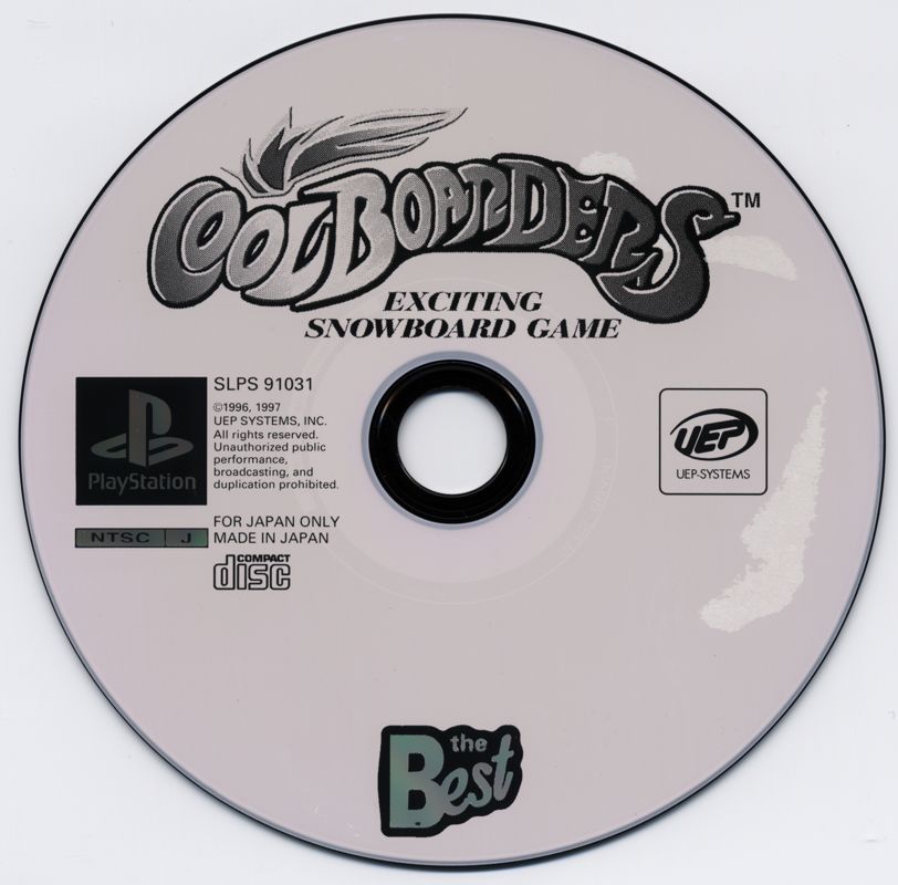 Media for Cool Boarders (PlayStation) (The Best release)