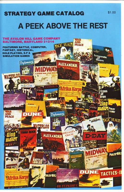 Advertisement for Midway Campaign (Apple II and Commodore PET/CBM and TRS-80): Catalog - Front