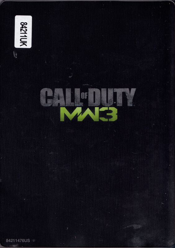 Other for Call of Duty: MW3 (Hardened Edition) (Xbox 360): Steel Case - Back