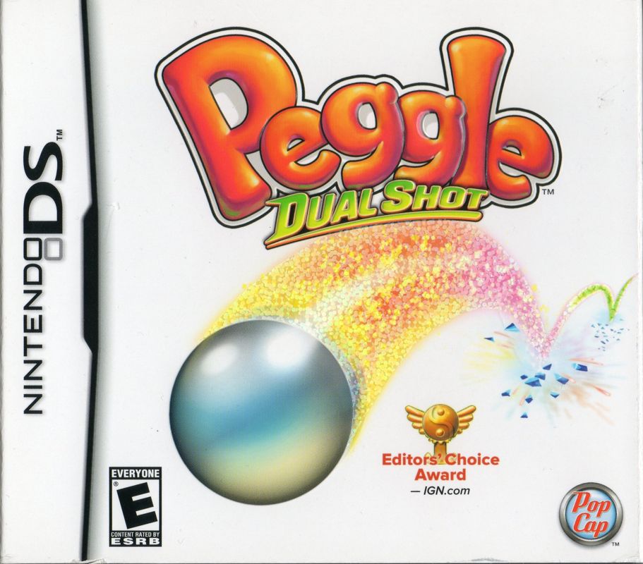 Front Cover for Peggle: Dual Shot (Nintendo DS): Cardstock sleeve