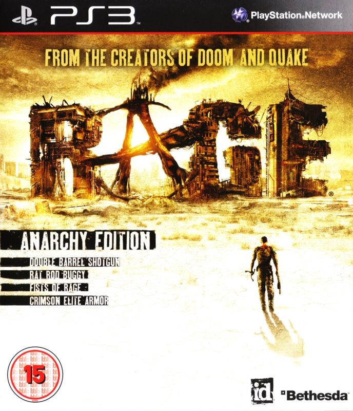 Front Cover for Rage (Anarchy Edition) (PlayStation 3)