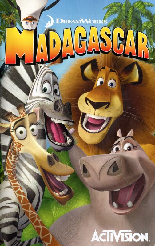 Manual for Madagascar (PlayStation 2) (Platinum release): Front