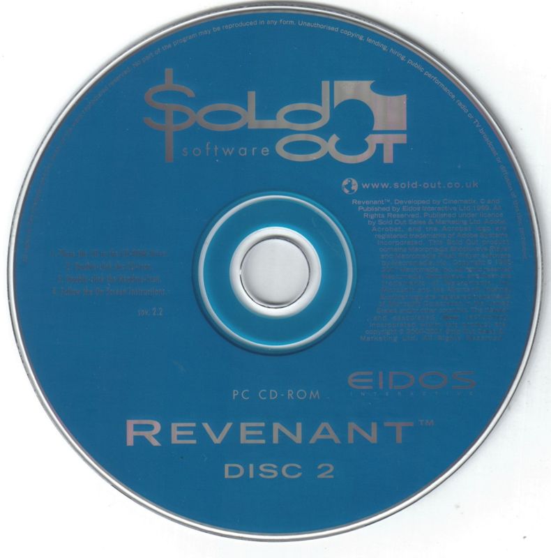 Media for Revenant (Windows) (Sold Out Software release): Disc 2/2