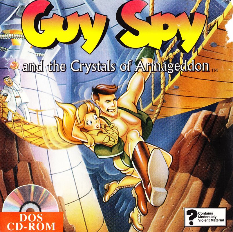 Front Cover for Guy Spy and the Crystals of Armageddon (DOS) (UAV release)