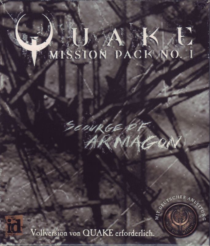 Front Cover for Quake Mission Pack No. I: Scourge of Armagon (DOS and Windows)
