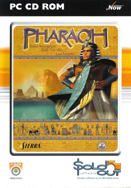Front Cover for Pharaoh (Windows) (Sold Out Software release)