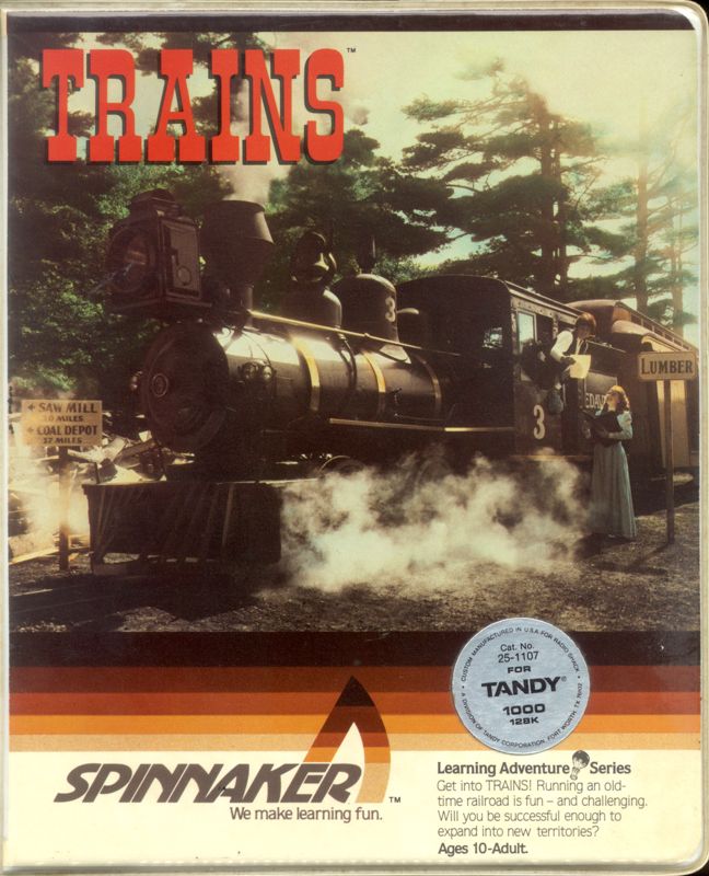 Front Cover for Trains (DOS)
