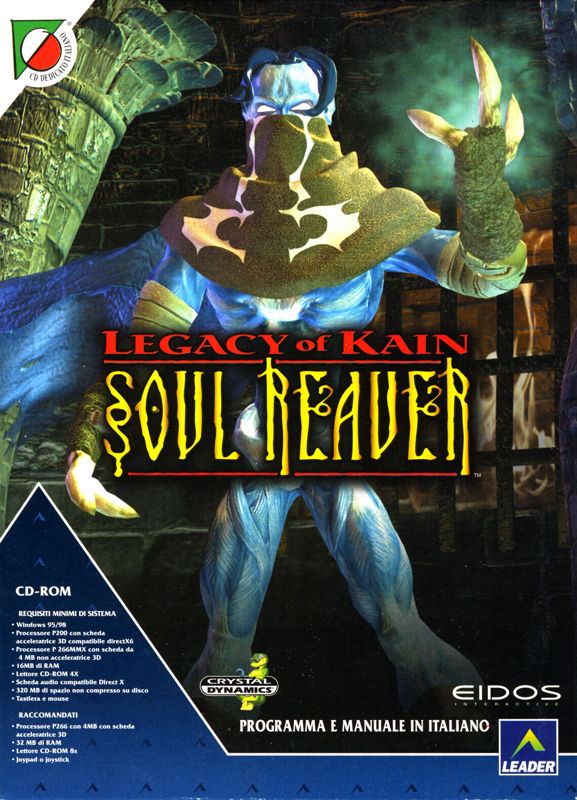 Front Cover for Legacy of Kain: Soul Reaver (Windows)