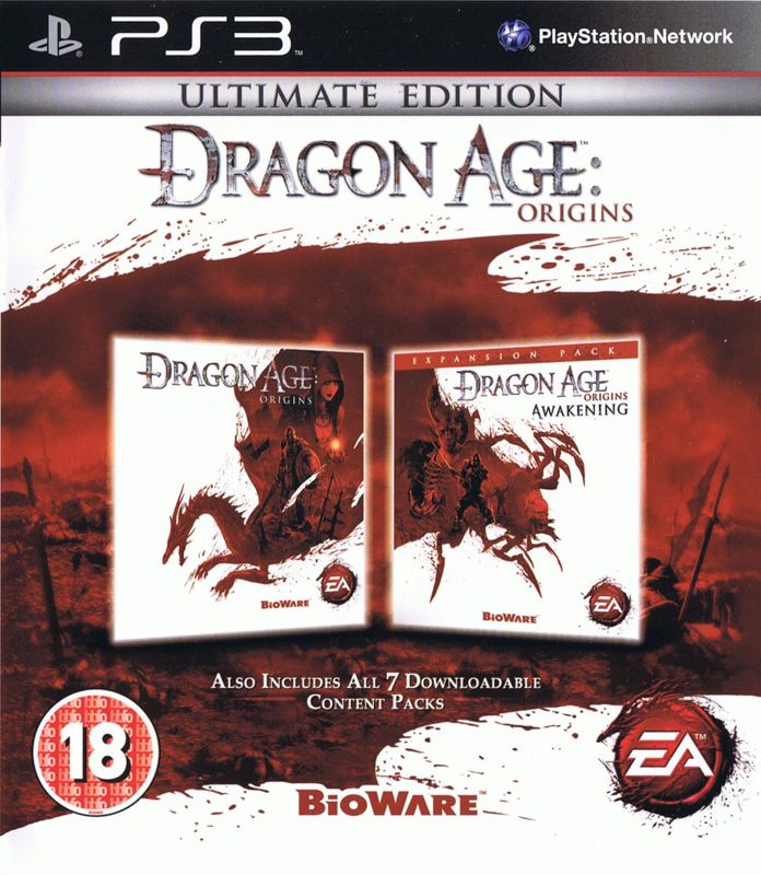 Front Cover for Dragon Age: Origins - Ultimate Edition (PlayStation 3)
