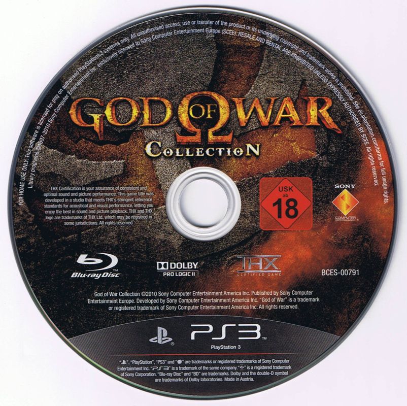 Media for God of War Collection (PlayStation 3)