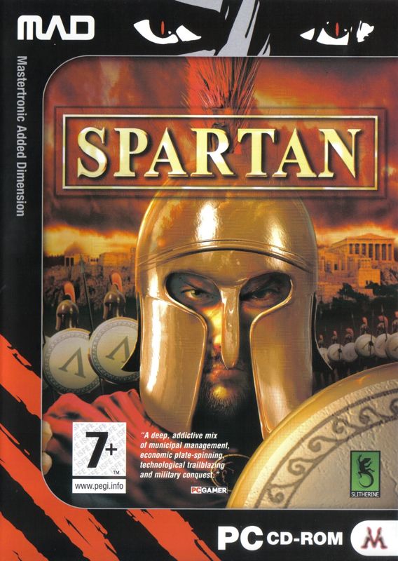 Front Cover for Spartan (Windows) (Mastertronic M.A.D. budget release)