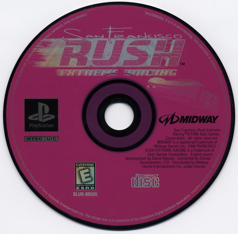 Media for San Francisco Rush: Extreme Racing (PlayStation)