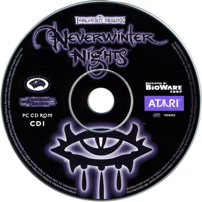 Media for Neverwinter Nights (Windows): Disc 1
