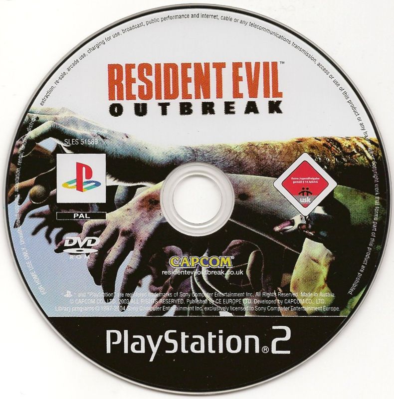 Media for Resident Evil: Outbreak (PlayStation 2)