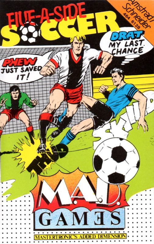 Front Cover for Five-a-Side Soccer (Amstrad CPC)