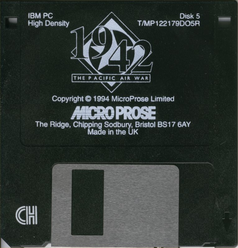 Media for 1942: The Pacific Air War (DOS): Disk 5