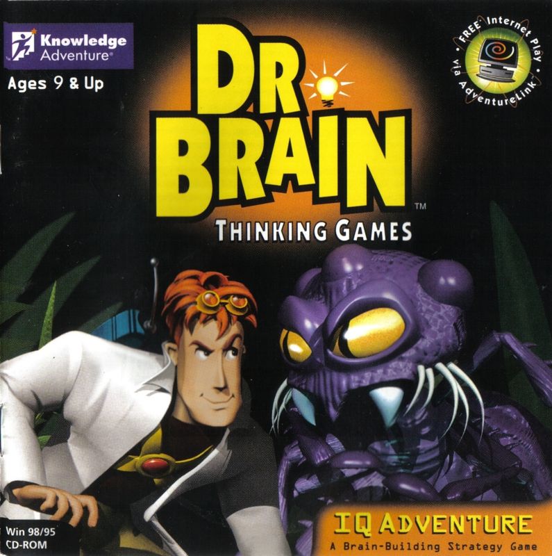 Front Cover for Dr. Brain Thinking Games: IQ Adventure (Windows)