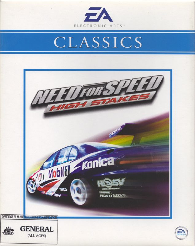 Front Cover for Need for Speed: High Stakes (Windows) (EA Classics release)