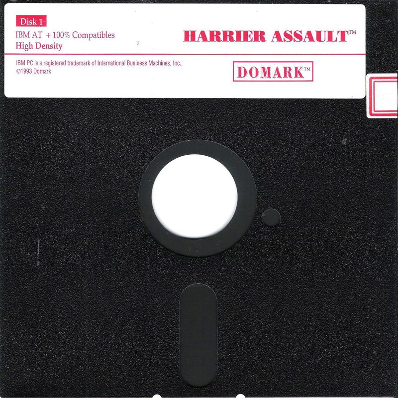 Media for AV-8B Harrier Assault (DOS): Disk (1/2)