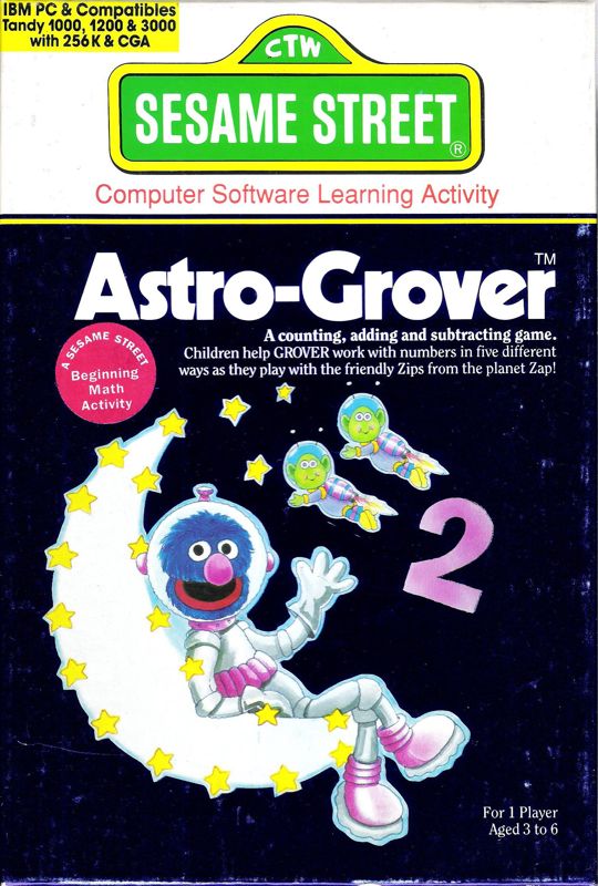 Front Cover for Astro-Grover (DOS) (5.25" release)