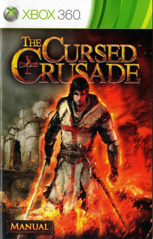 Manual for The Cursed Crusade (Xbox 360): Front