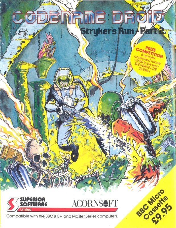 Front Cover for Codename Droid: Stryker's Run - Part 2 (BBC Micro)