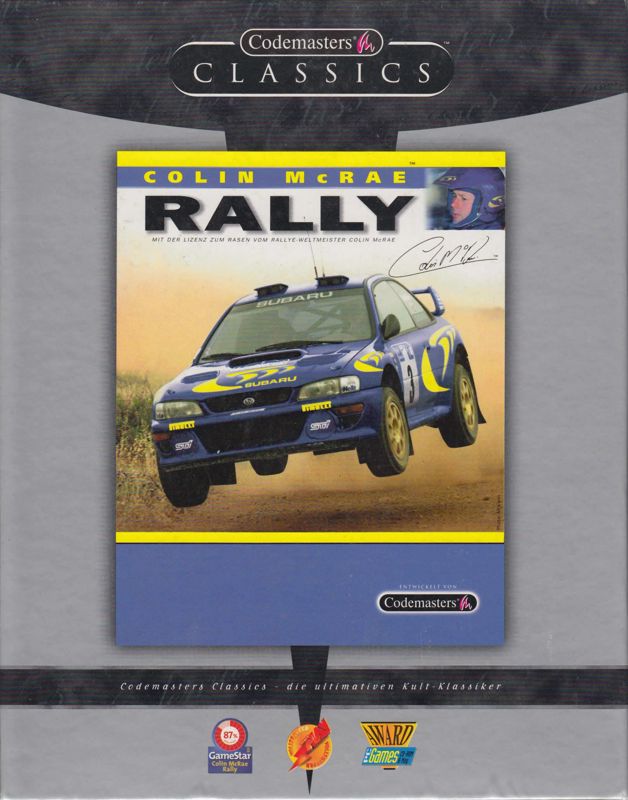 Front Cover for Colin McRae Rally (Windows) (Codemasters Classics release)