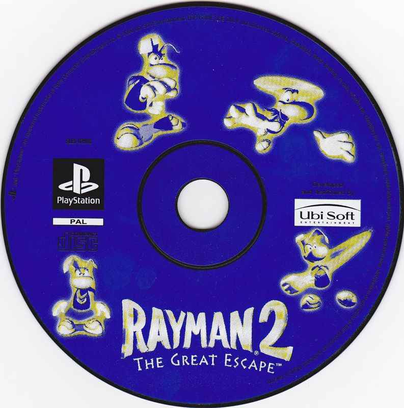 Media for Rayman 2: The Great Escape (PlayStation)