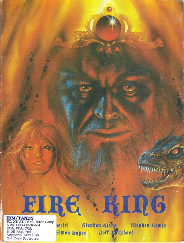 Front Cover for Fire King (DOS) (5.25" Release)