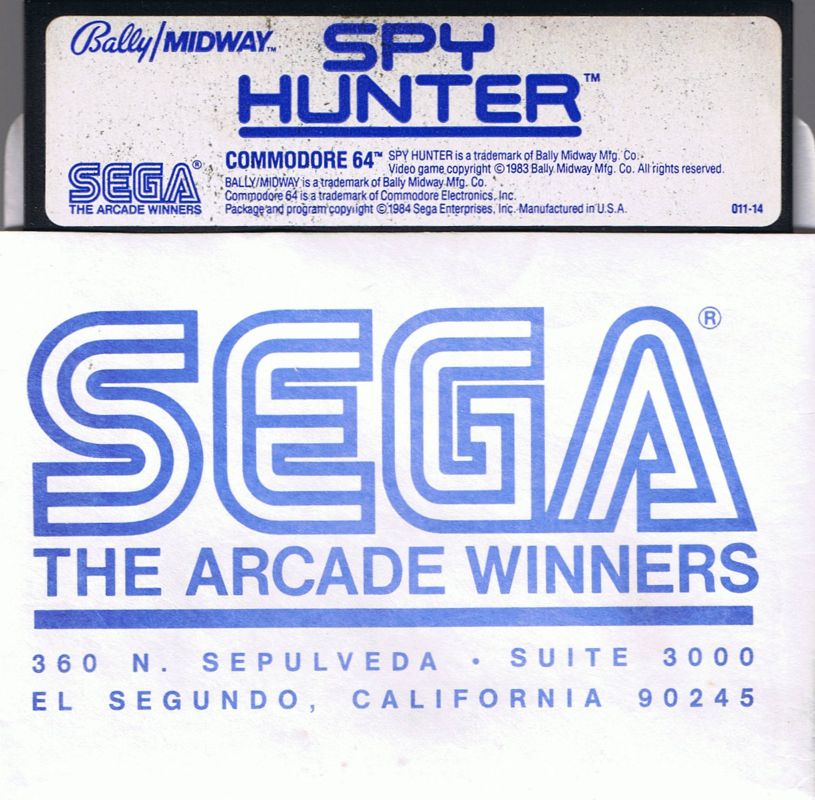 Media for Spy Hunter (Commodore 64)