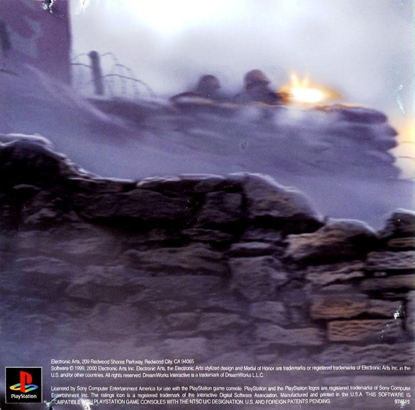 Inside Cover for Medal of Honor (PlayStation) (Greatest Hits release): Left
