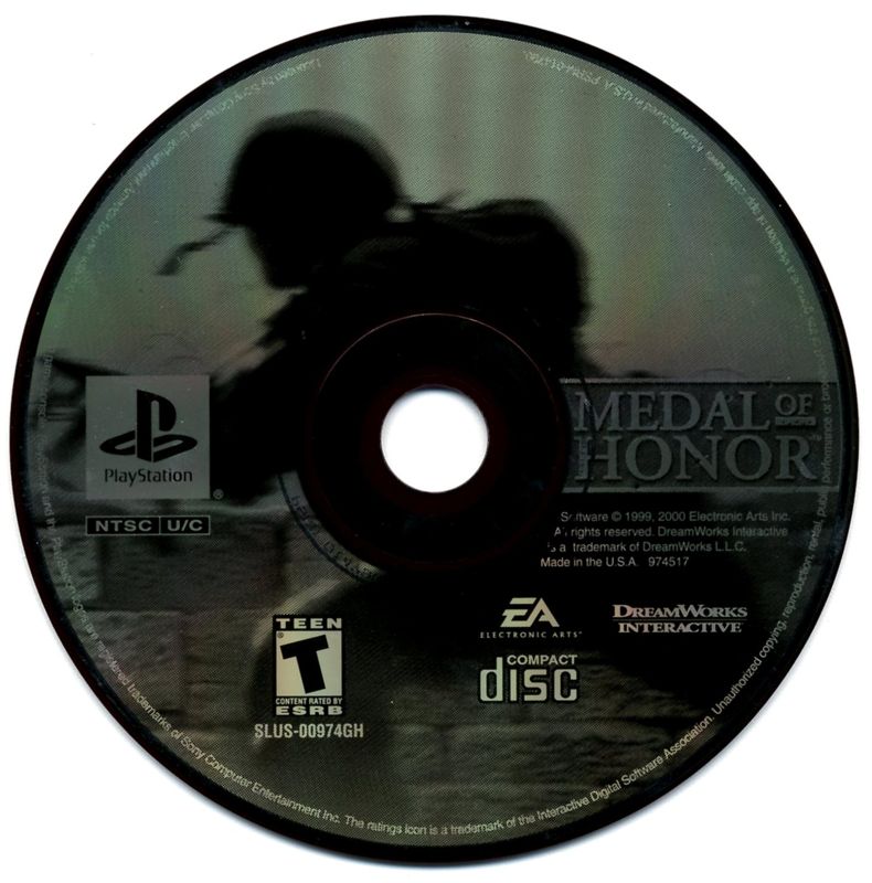 Media for Medal of Honor (PlayStation) (Greatest Hits release)