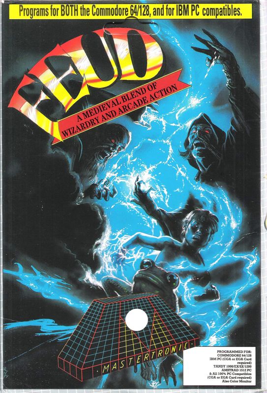 Front Cover for Feud (Commodore 64 and DOS) (Combined PC/C64 Flippy disk release)
