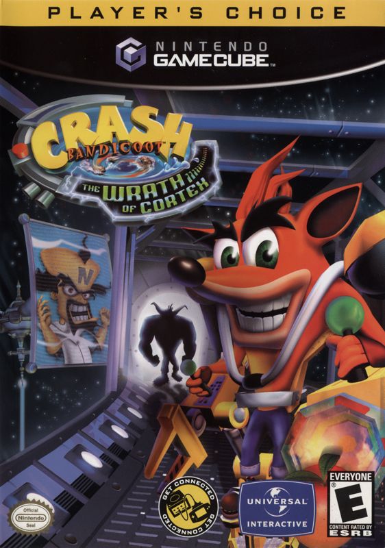 Front Cover for Crash Bandicoot: The Wrath of Cortex (GameCube) (Player's Choice release)