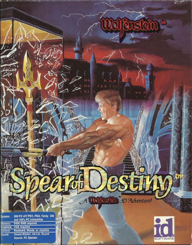 Front Cover for Spear of Destiny (DOS) (5.25" Release (version 1.4))