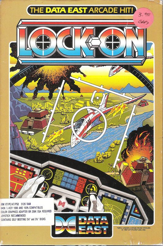Front Cover for Lock-On (PC Booter) (Dual Media Release)