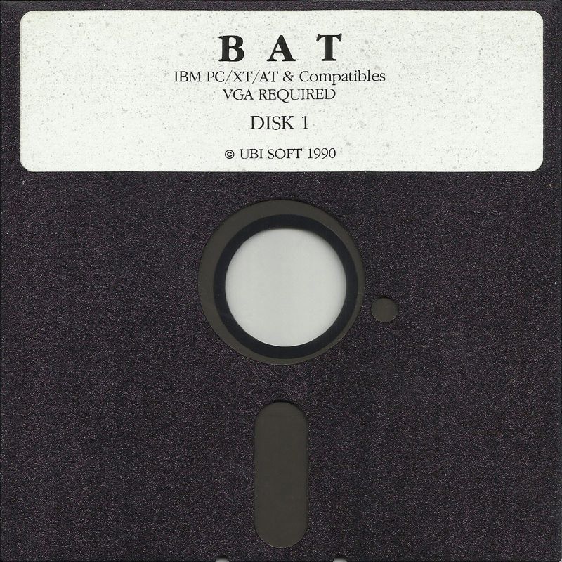 Media for B.A.T. (DOS) (5.25" Disk release): 5.25" Disk (1/4)