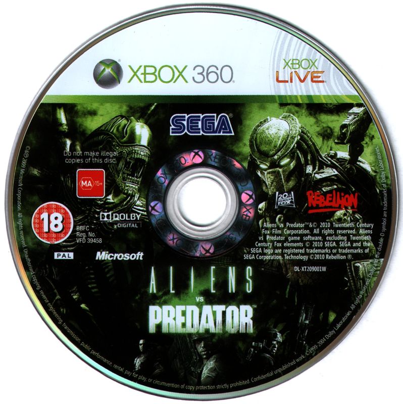 Aliens vs Predator cover or packaging material - MobyGames