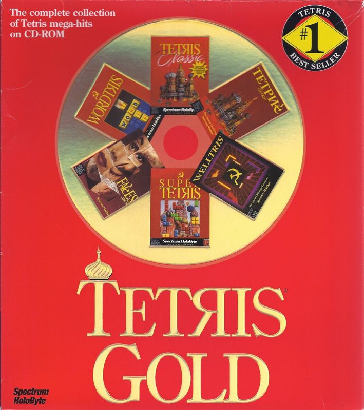 Front Cover for Tetris Gold (DOS and Macintosh and Windows 3.x)