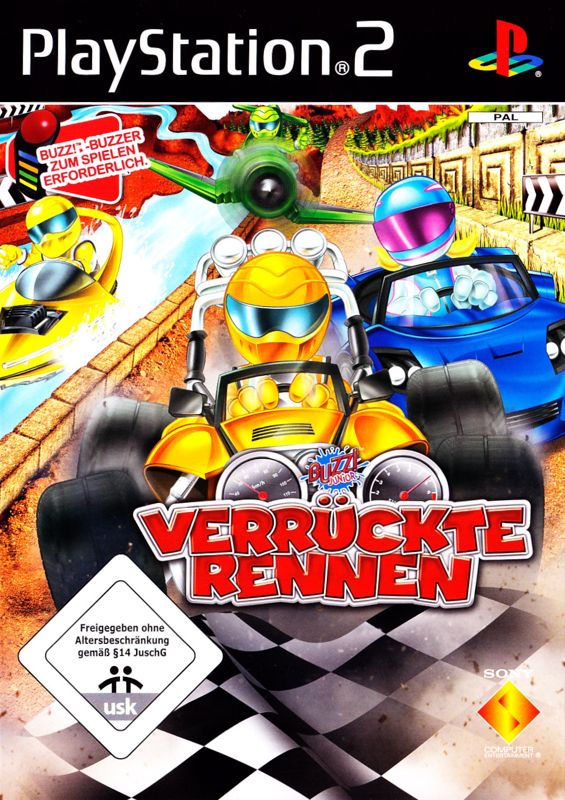 Front Cover for Buzz! Junior: Ace Racers (PlayStation 2)