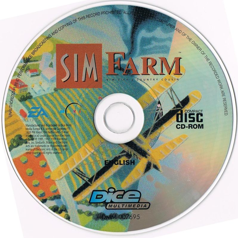 Media for Sim Farm (Windows) (Dice Multimedia release)