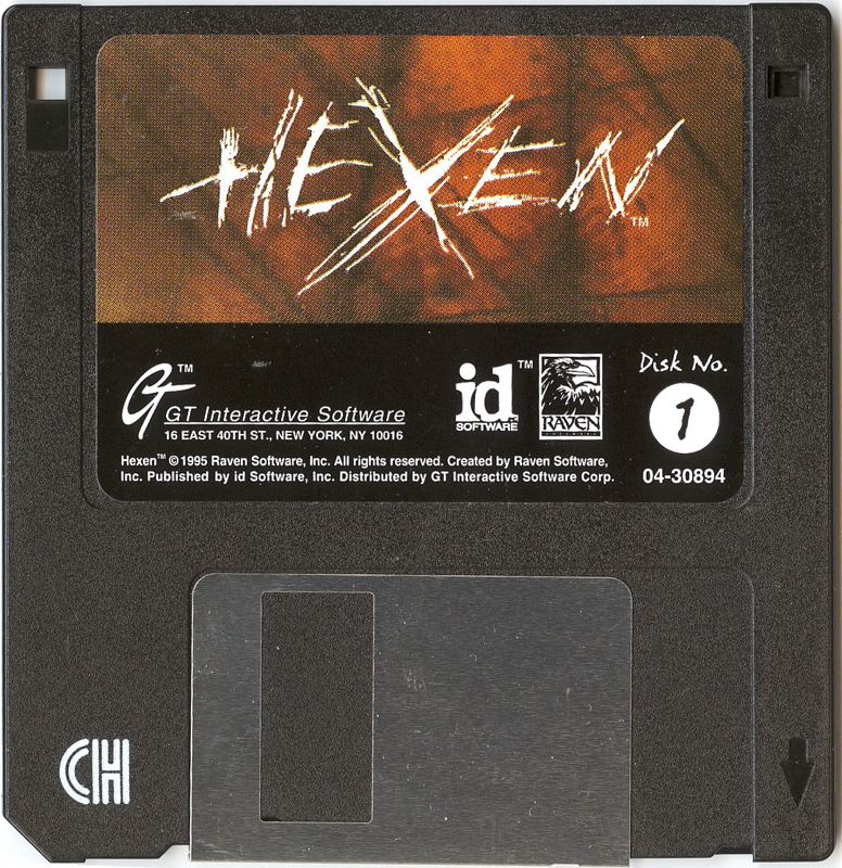 Media for Hexen: Beyond Heretic (DOS) (3.5" Floppy): Disk 1/7