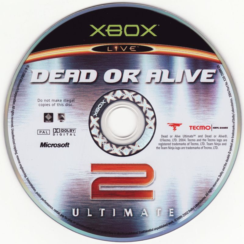 Media for Dead or Alive: Ultimate (Xbox): DOA 2 Ultimate Disc