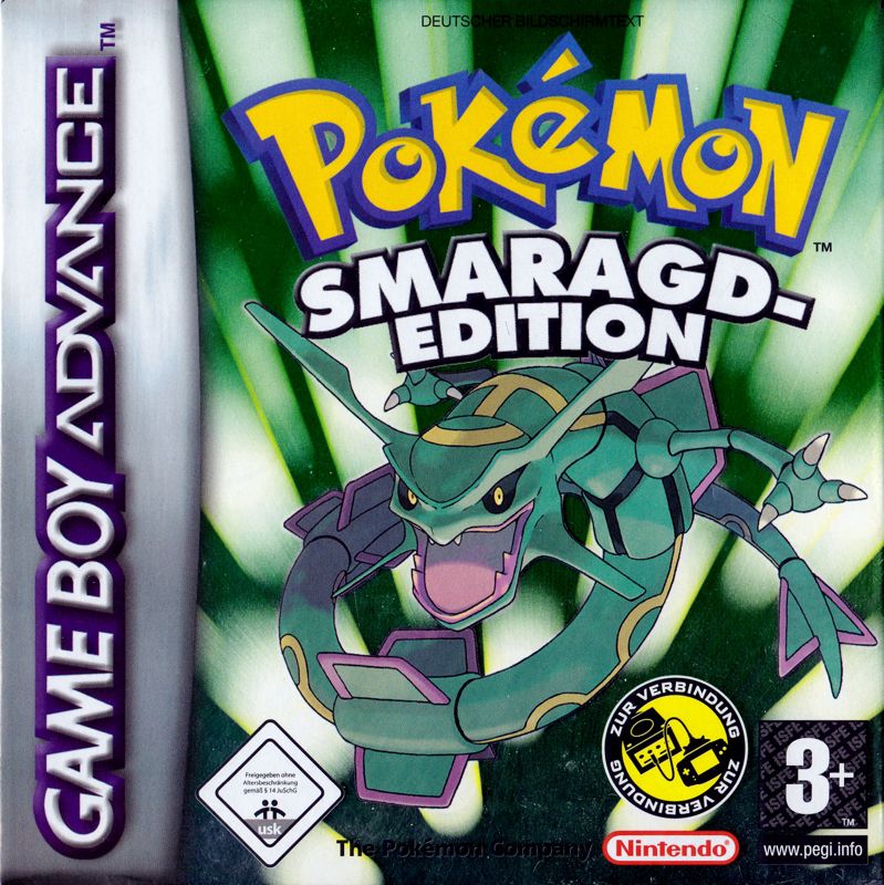 Pokémon Emerald Version cover or packaging material - MobyGames
