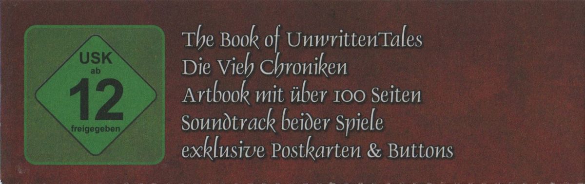 Other for The Book of Unwritten Tales Collection (Windows): Inlay - Front