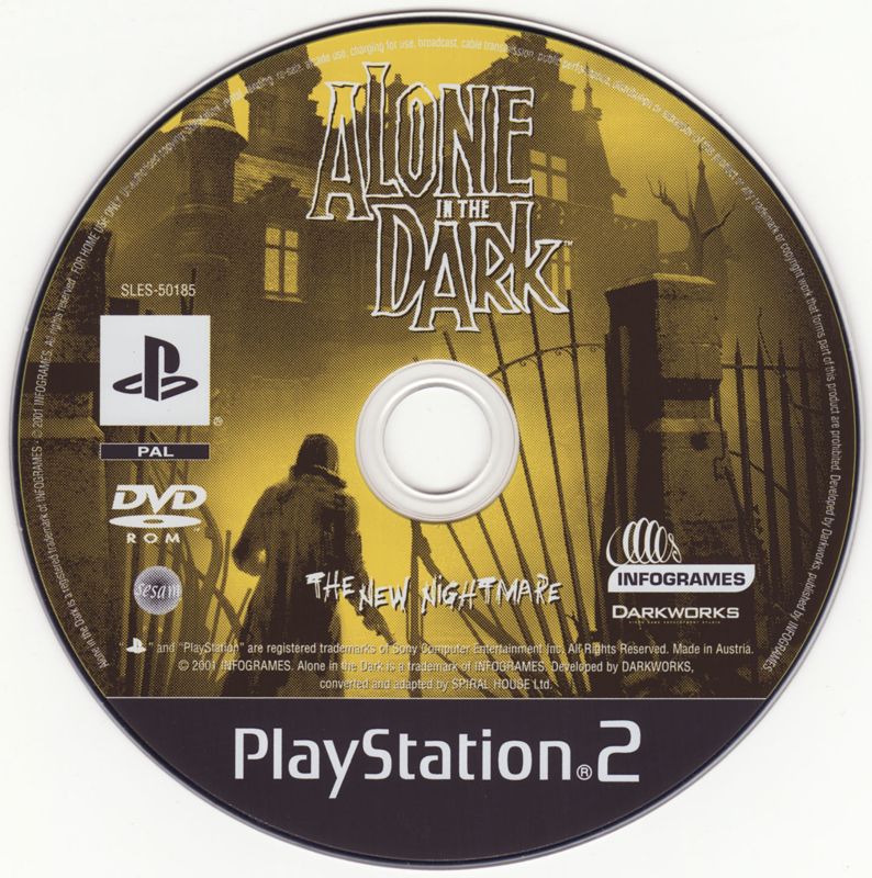 Media for Alone in the Dark: The New Nightmare (PlayStation 2)