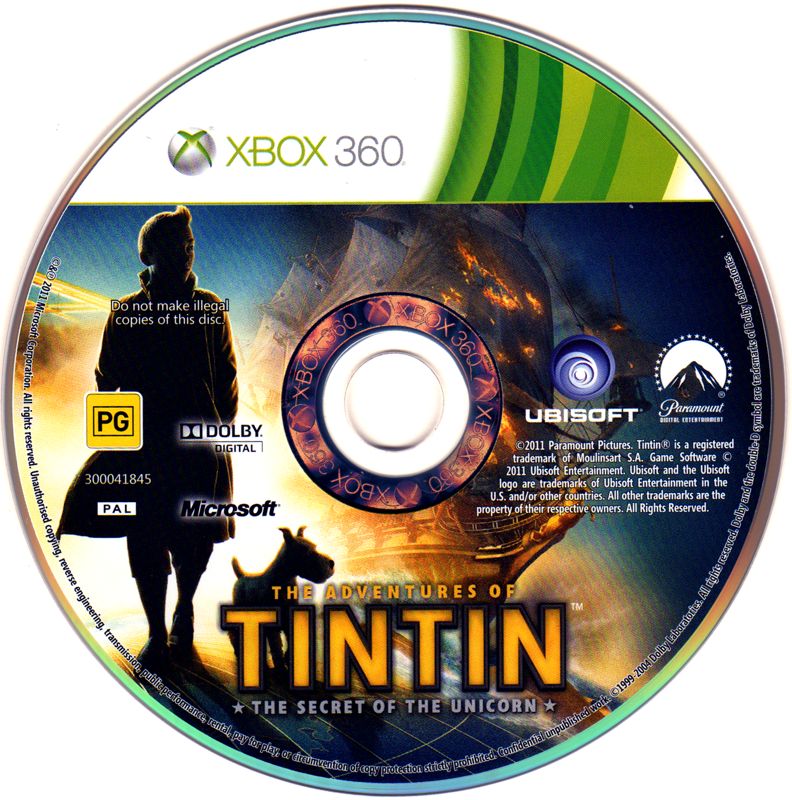 Media for The Adventures of Tintin: The Game (Xbox 360)