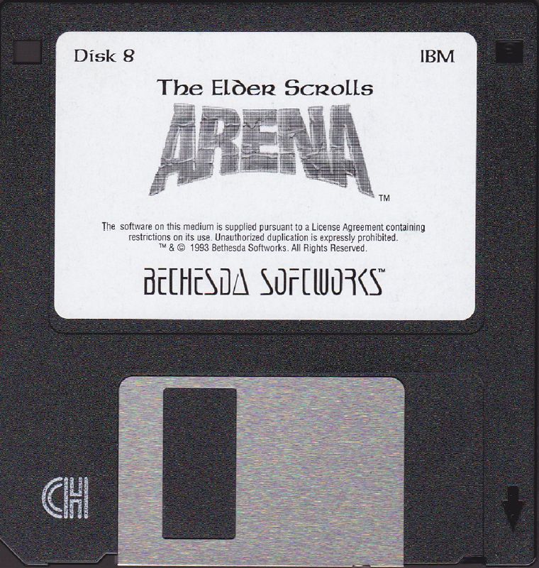 Media for The Elder Scrolls: Arena (DOS) (3.5'' floppy release): Disk 8