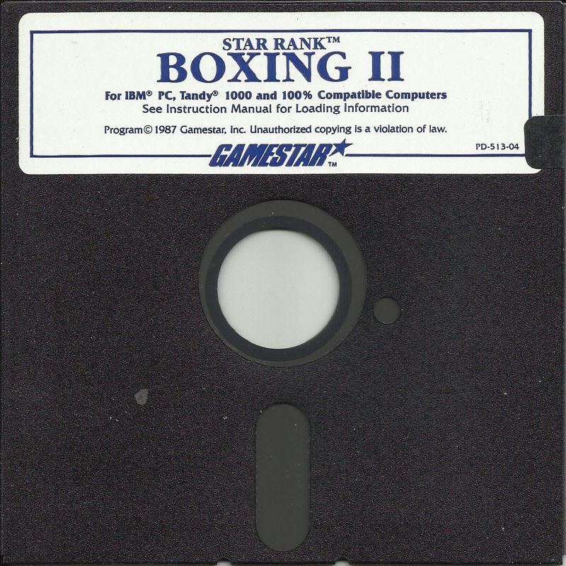 Media for Star Rank Boxing II (DOS) (Dual Media Release)