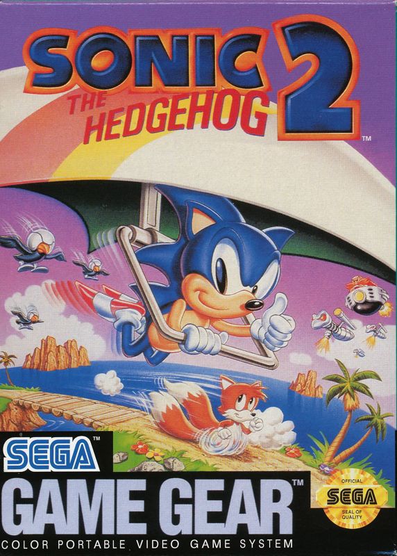 Front Cover for Sonic the Hedgehog 2 (Game Gear) (Majesco Sales re-release)